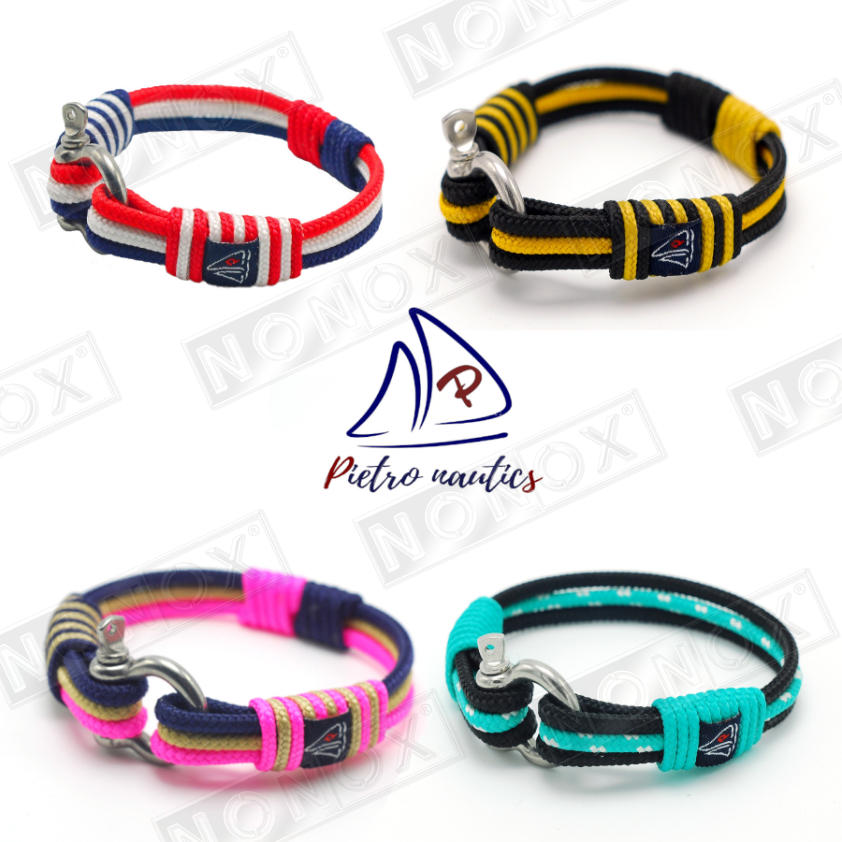 Three-row, 3 mm NONOX wire rope as jewellery