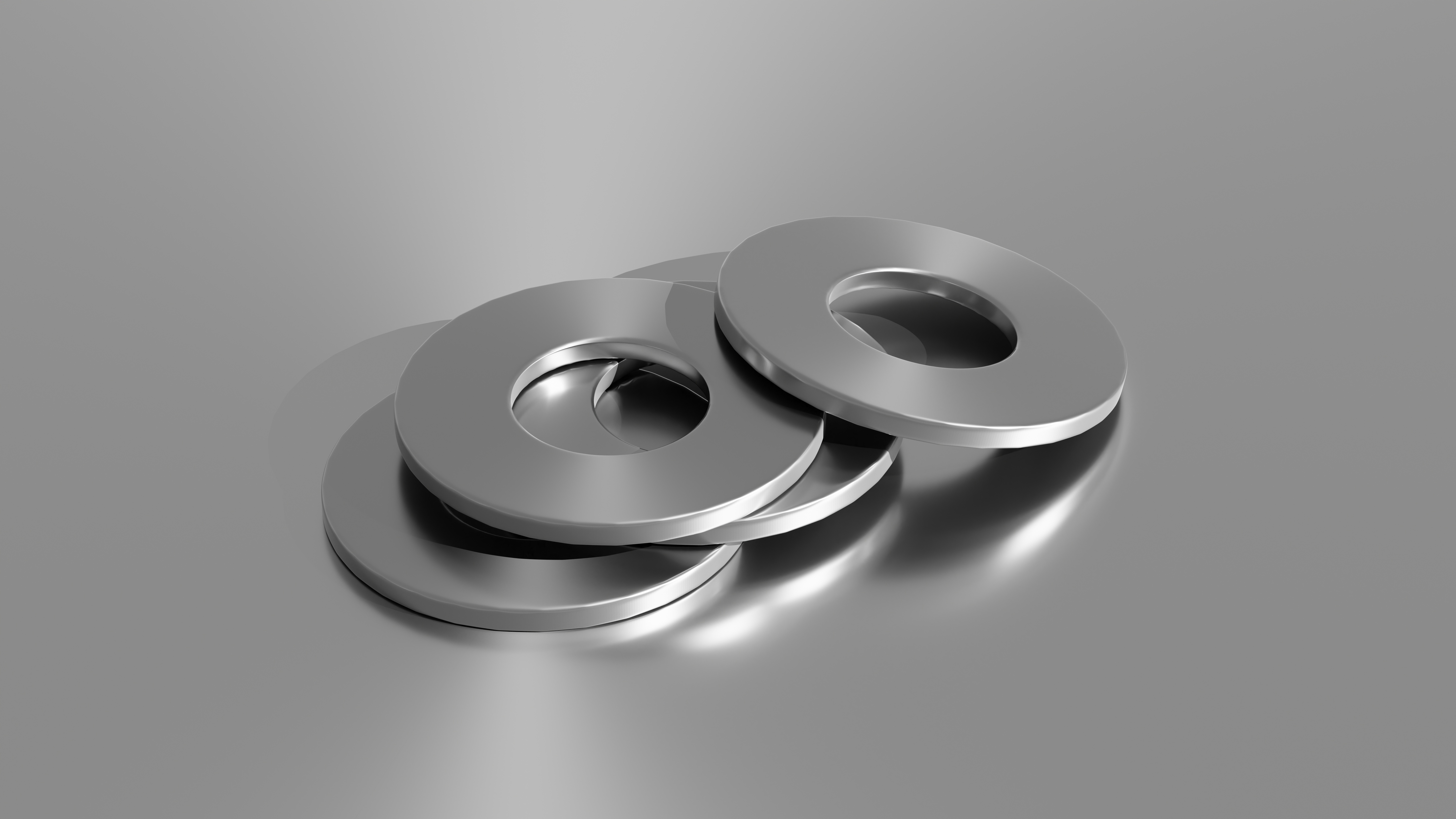 Polished washers