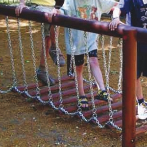 Swing, playground equipment, climbing chain