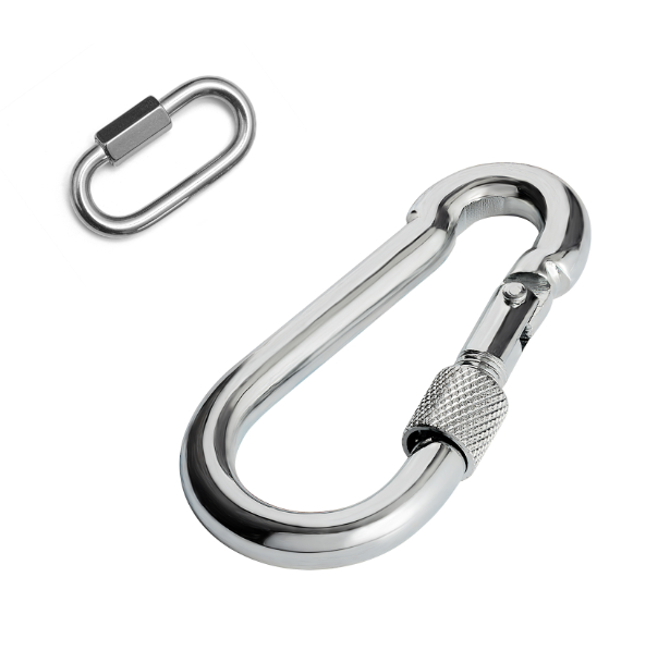 Inspecting a carabiner