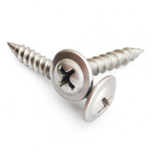 Wide-headed, flat screws (Opel screw)