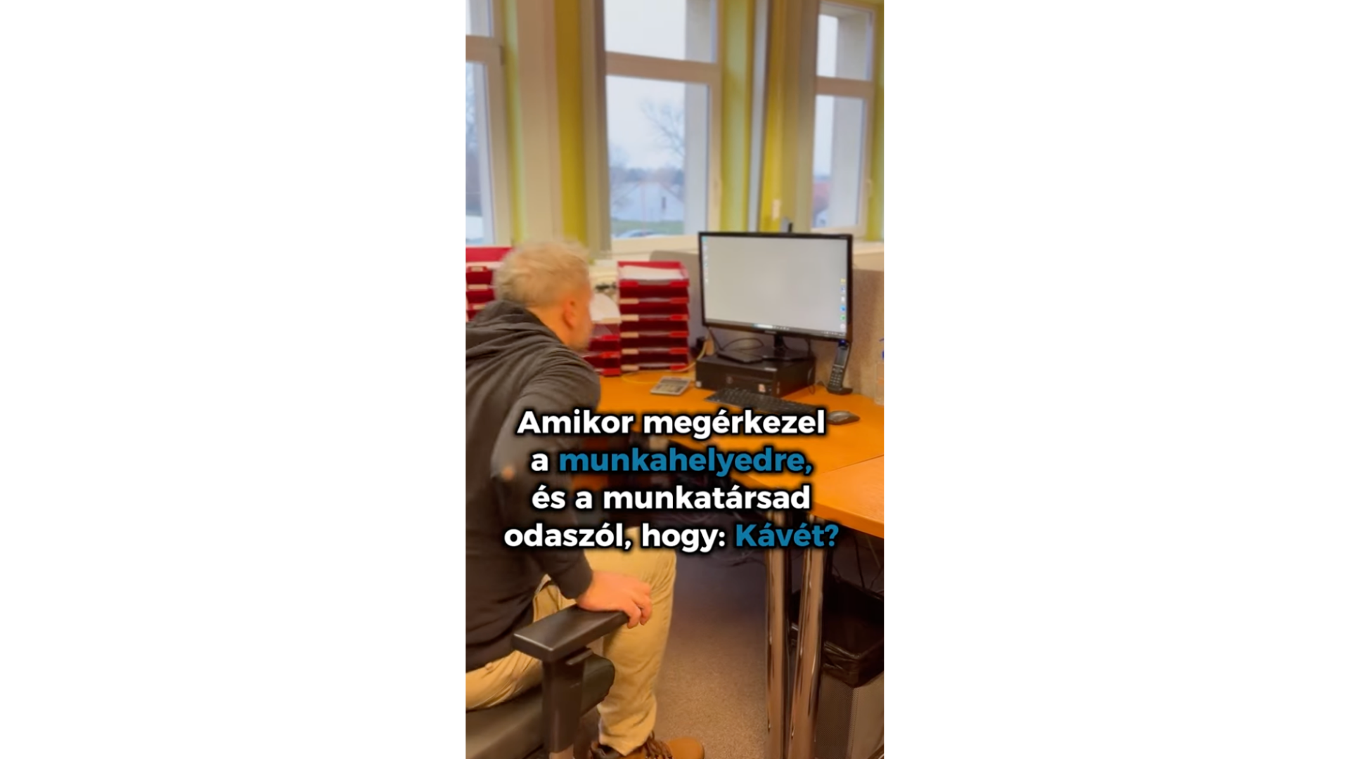 17 – Our colleagues love coffee — but working too! :D