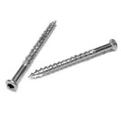 Countersunk head, self-tapping, fast-build screw